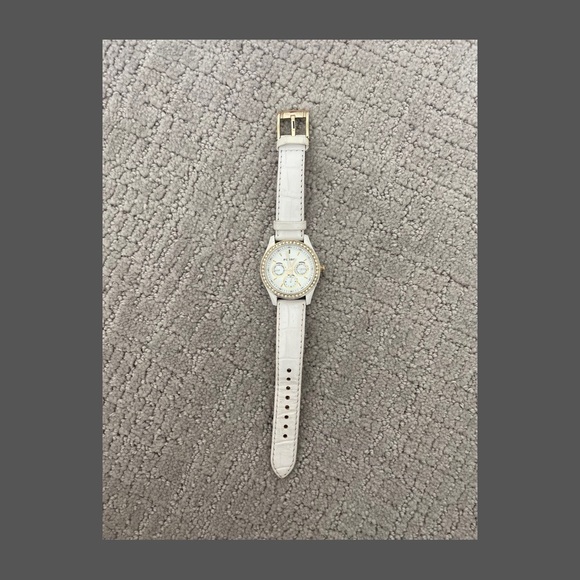 Fossil Watch White Gold Rhinestone - Picture 3 of 6